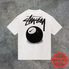 Stussy "8-Ball & Fuzzy Dice" Graphic  T-Shirts Brand New W/ Tags 100% Authentic