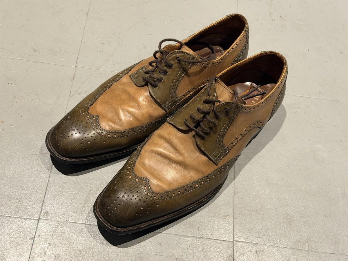 Mezlan Dernier men’s black leather wingtip dress boots 10 Made in Spain vibram Mezlan Shoes Men main image 4