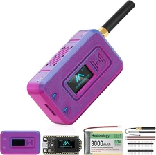 ESP32 LoRa V4 Development Board+3000mAh Battery+Purple Case Upgraded ESP32-S3