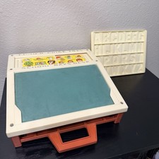 Fisher Price School Days Desk Chalkboard 1972 Vintage