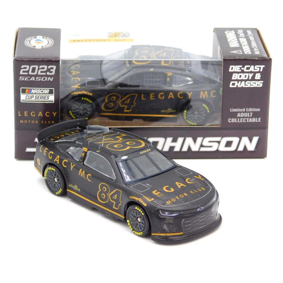 Jimmie Johnson 2023 Legacy Motor Club carro de teste chassi fundido 1:64 Nascar - Imagem 2 de 4