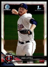 2018 Bowman Chrome Prospects Zack Littell Minnesota Twins #BCP101