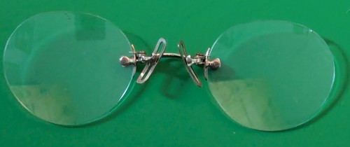 Antique Edwardian PINCE NEZ, Fits U Gold Filled Spectacles In Original Case - Picture 9 of 11