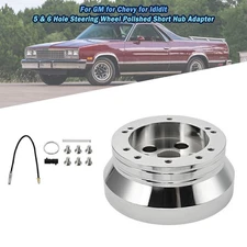 for GM 5&6 Hole Steering Wheel Polished Short Hub Adapter for Cadillac for Buick