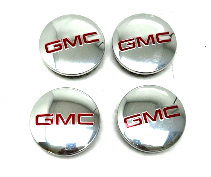 22837060 OEM GM 3.25" Juego de tapacubos centrales de rueda x4 2014-2024 GMC Sierra 1500 Foto 3 de 4