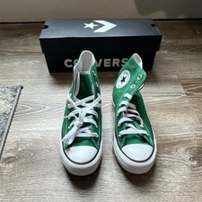 Converse Chuck Taylor All Star Green High Top Sneakers Men's 6 Women  s 8 164027F