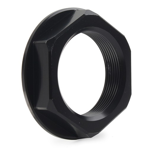 Triple Tree Stem Yoke Center Hole Mutter für Universal Motor Aluminium Schwarz - Picture 4 of 9