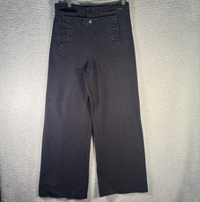 Vintage US Navy Naval Clothing Factory Wool Sailor Pants Button Front 40s 30x30