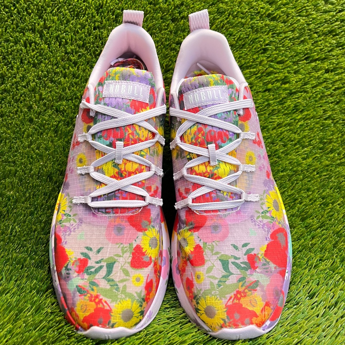 Nobull Journey Mens Size 10 Purple Yellow Red Athletic Training Shoes Sneakers Nobull Journey Floral Mens Size 9 Purple Red Running  main image 3