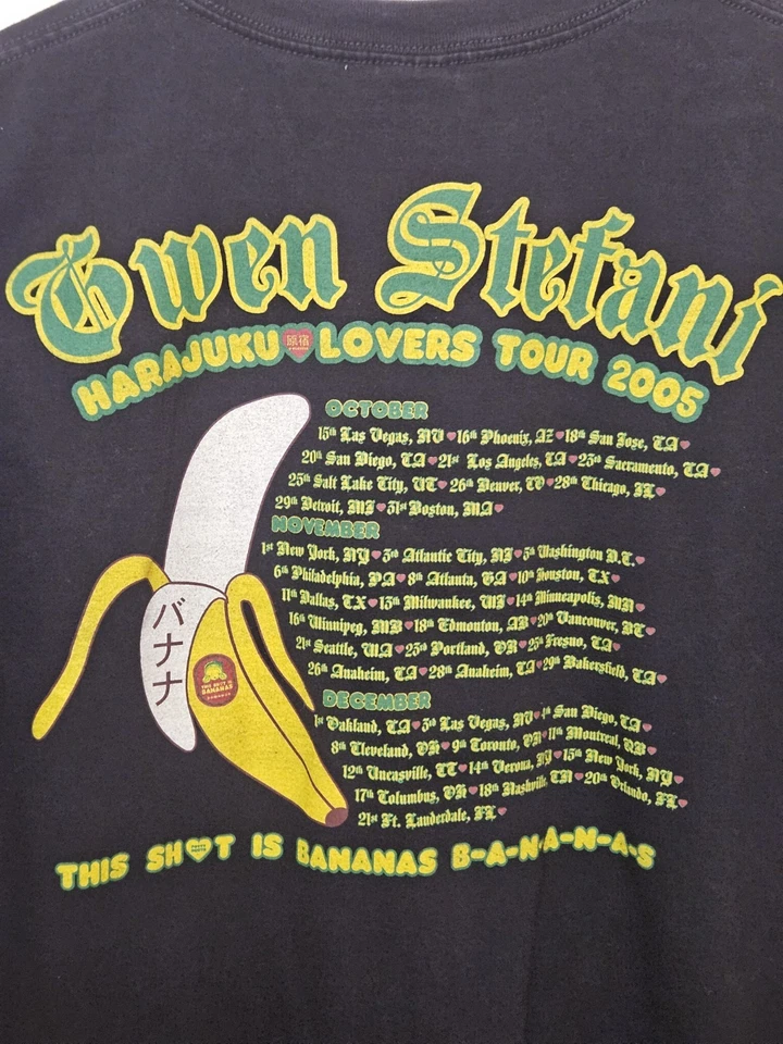  Camisa Gwen Stefani 2005 Harajuku Lovers Tour  Foto 4 de 4