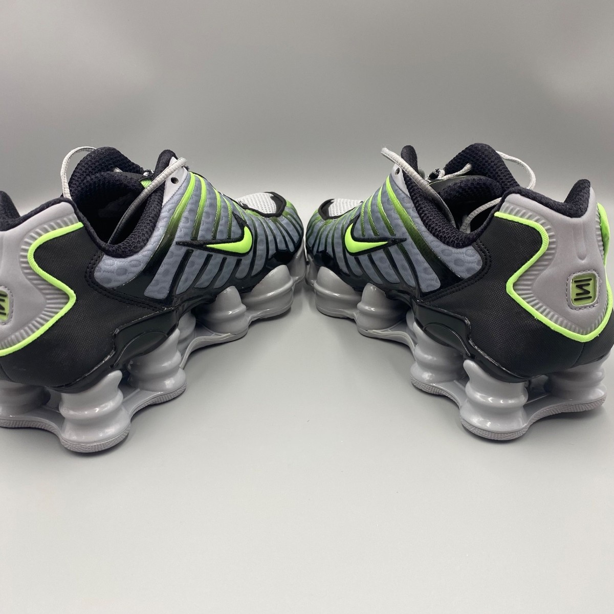 Nike Men's Size 9 Shox TL Shoes Wolf Grey Lime Blast AV3595-005 | eBay