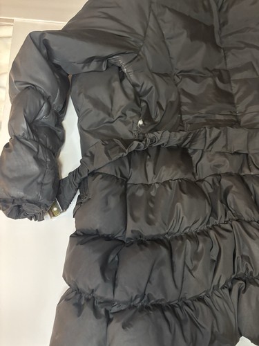 Betsey Johnson Puffer Jacket, Black - Stylish & Cozy! (Zipper Needs Repair) - Picture 7 of 8