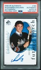 2005 SP Authentic Alexander Ovechkin Future Watch Auto /999 PSA Auth Alt 10 Auto