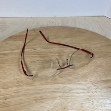 RED Silhouette Eyeglasses, Frames Only, 5416 40 6057 Titanium Austria