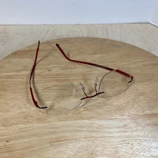 RED Silhouette Eyeglasses, Frames Only, 5416 • 40 6057 • Titanium Austria