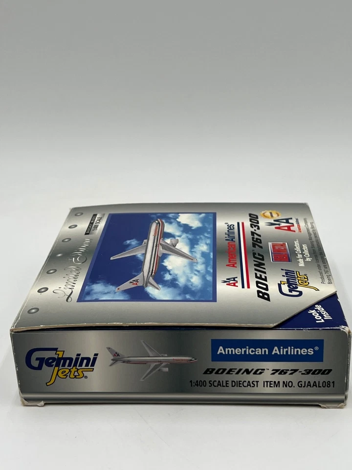 Gemini Jets 1:400 AA 767-300 N361AA Polished Chrome GJAAL081 Limited Edt RARE - Image 4 of 4