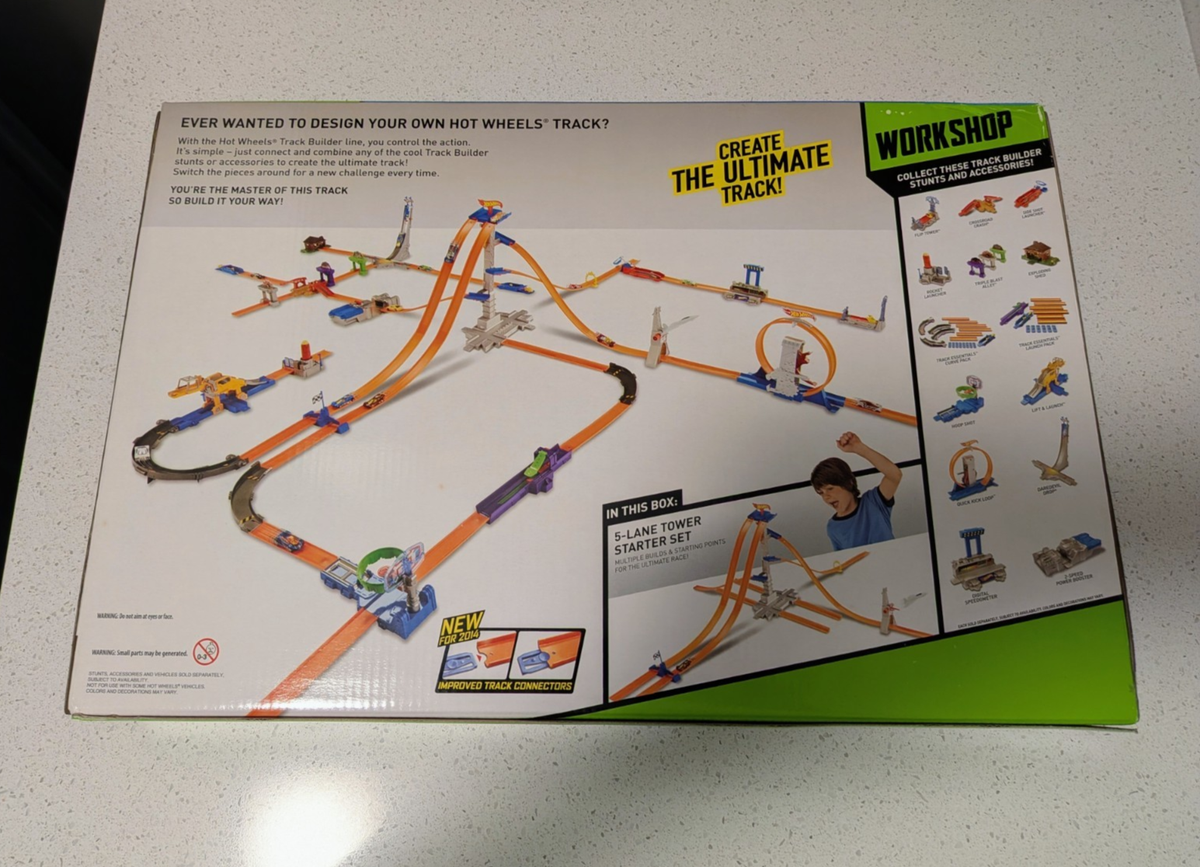 Hot Wheels BGX86 Workshop Track Builder Starter Set for sale