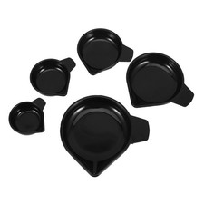  5 pezzi ciotola pesatrice da laboratorio ciotola in plastica barche pesa gioielli ciotola per pesatura