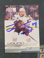 2024-25 UPPER DECK LANDON SLAGGERT YOUNG GUNS IN PERSON AUTO ROOKIE