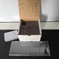 31 One Touch Magnetic Card Holder Lot 35pt-130pt GREAT CONDITION! VARIETY PACK!