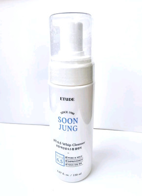 ETUDE SoonJung pH 6.5 Whip Cleanser, 150ml/ Sensitive Skin/Free Shipping