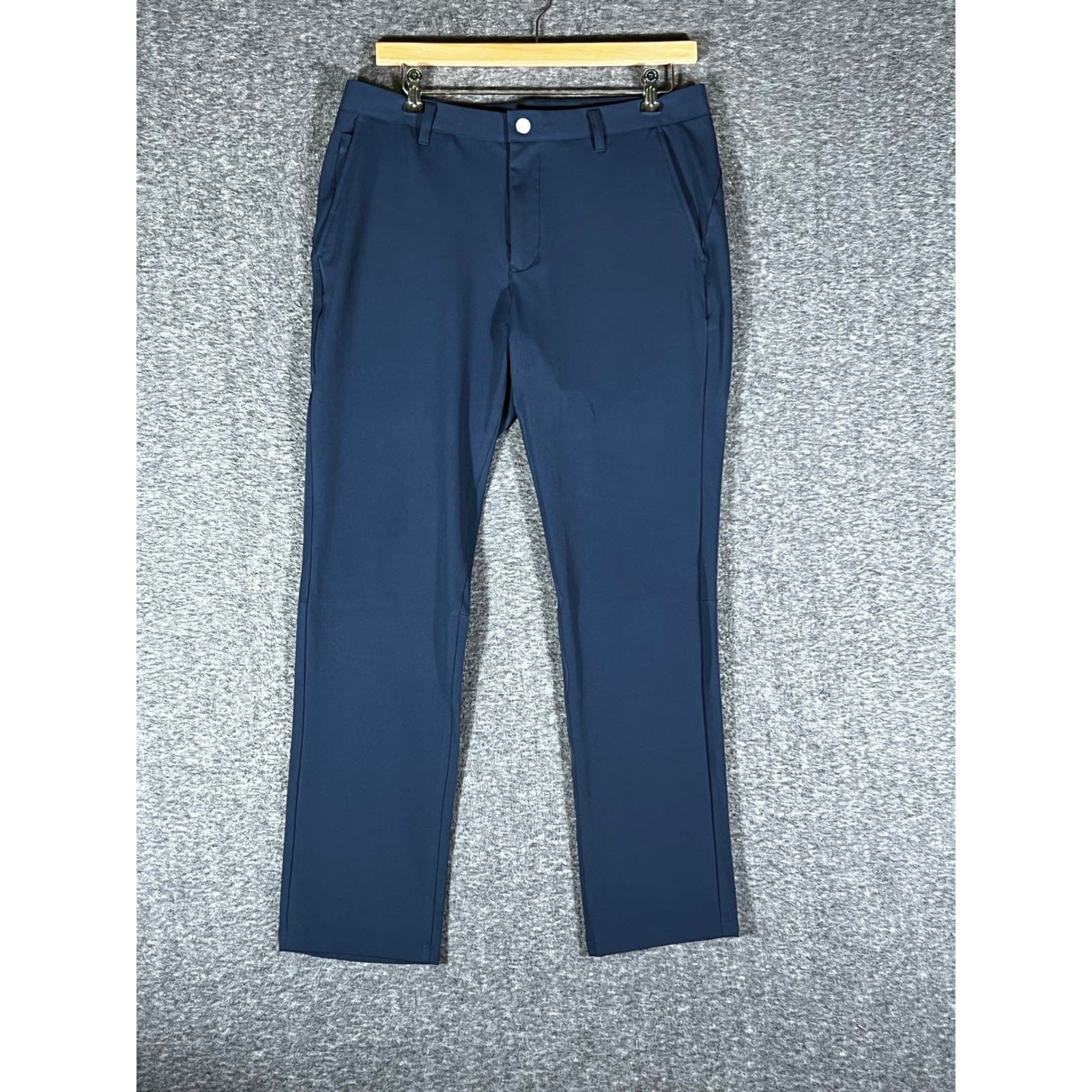 Bonobos Golf Pants Mens 35/32 Tailored Fit Navy Blue Stretch Trousers