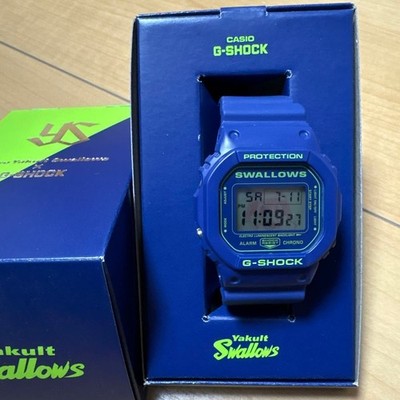 CASIO G-SHOCK DW-5600 Yakult Swallows Collaboration Digitaluhr Limited Rare