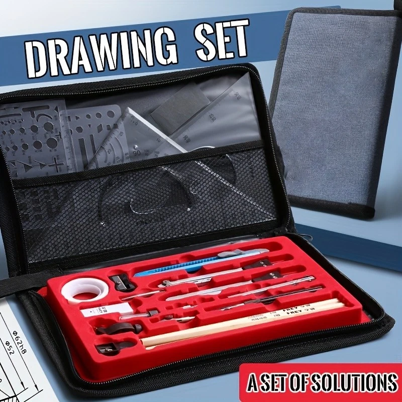 High Quality Professional Drawing Set Suitable fit Architects Engineers Students - Image 4 of 4
