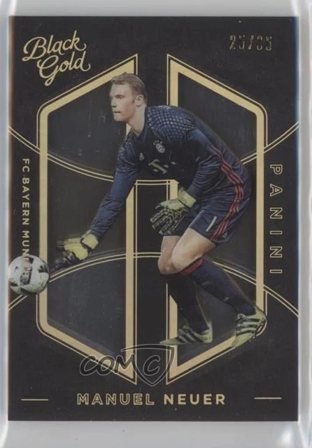 2016-17 Panini Black Gold Rare 25/35 Manuel Neuer #21 09tw