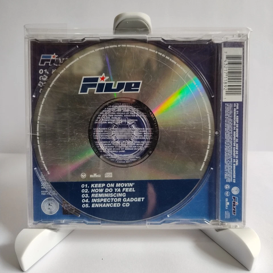 Five – Keep On Movin', Maxi-CD (G-/G), MM-222 - Bild 2 von 2