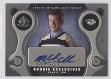 2005 SP Game Used Edition Silver 4/5 Ryan Suter Mike Cammalleri #RE-RS Auto 0c3
