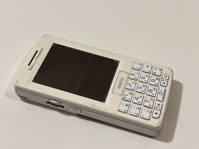 Sony Ericsson M600i White Incomplete No Battery Untested GSM mobile phone
