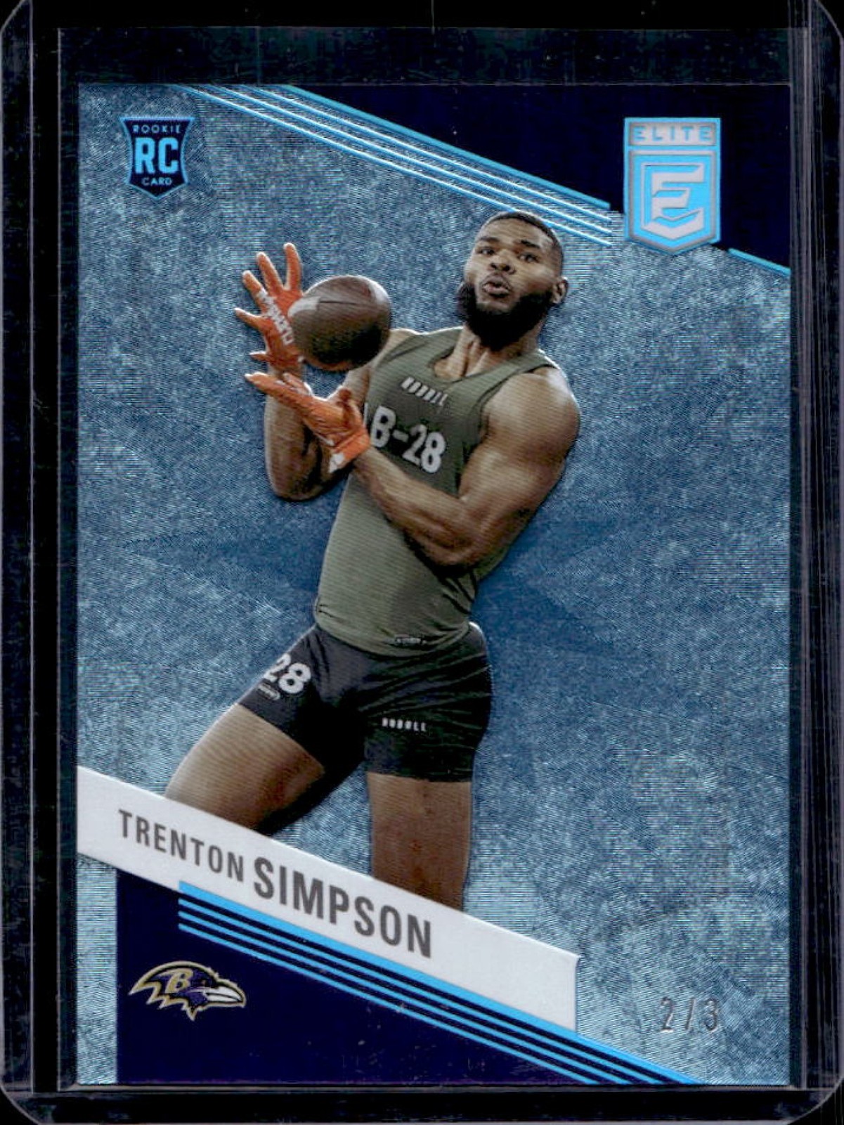 Trenton Simpson Panini Donruss Elite #187 Fotl Platinum