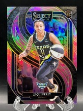 JJ Quinerly 2025 Panini Select WNBA Rookie Premier Level Pink Camo /175 RC #114