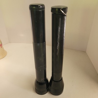 Mag Light and Ace Flashlights, 3 D Cells Not Included, Tested and Working