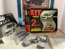 Solido 1:43 BMW 3,0 METAL 2 KITS BOX COVER NOT ATTACHED