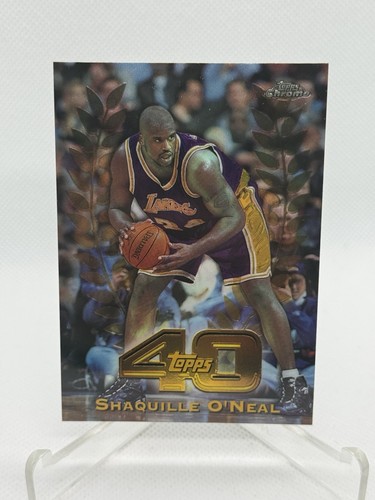 1997-98 Topps Chrome - Topps 40 Shaquille O'Neal #T40-30 Los Angeles Lakers