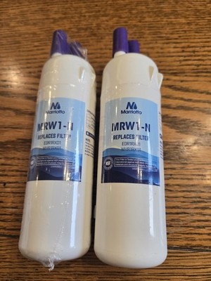 2 Pack Marriotto MRW1-N Refrigerator Water Filter Replacement EDR1RXD1, WHR1RXD1