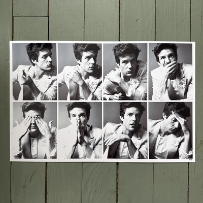 Poster - BRANDON FLOWERS 11x17 Numbered The Desired Effect B&W Promo Poster