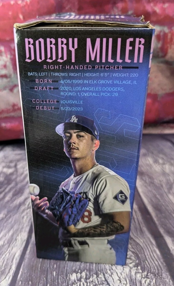 LA Dodgers Bobby Miller Bobblehead 7/3 SGA Stadium Give Away 