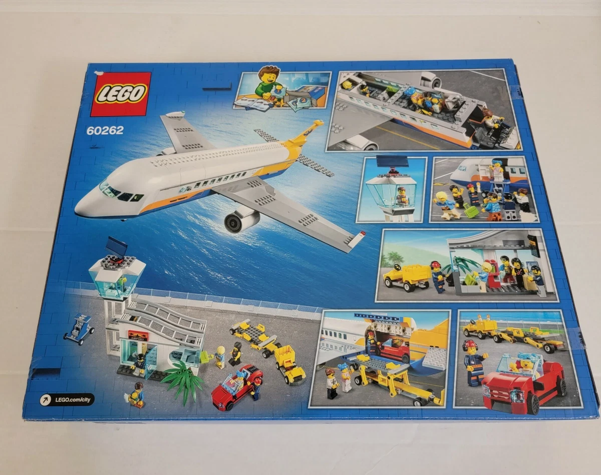 LEGO® City 60262 L'Avion de Passagers, Jouet Aéroport, Figurine Pilote,  Avion de Ligne LEGO, Voiture, Jouet Avion, Enfants 6 Ans - Cdiscount Jeux -  Jouets