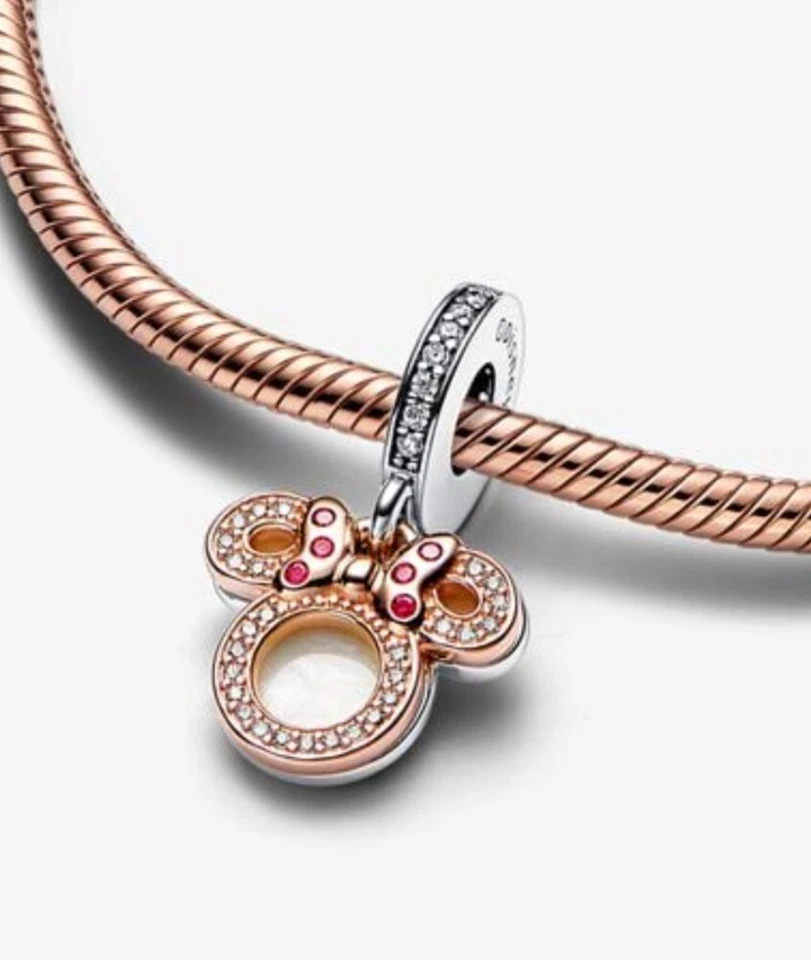 Pandora x Disney Minnie Maus Silhouette Doppelter Charm-Anhänger ( 782615C01 ) - Bild 2 von 3