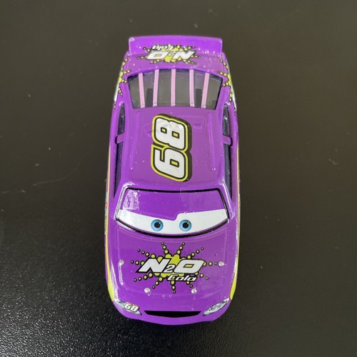 Disney Pixar Cars N2O Cola Race Car #68 Synthetic Rubber Tires - Picture 6 of 7