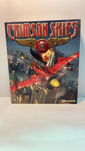 Vintage Crimson Skies Big Box PC Game CIB with manual. Immaculate condition.