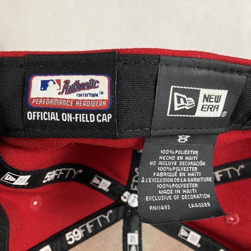 Los Angeles Anaheim Angels New Era 59Fifty Fitted Hat Cap 7 1/2 Rot MLB Baseball - Bild 8 von 9