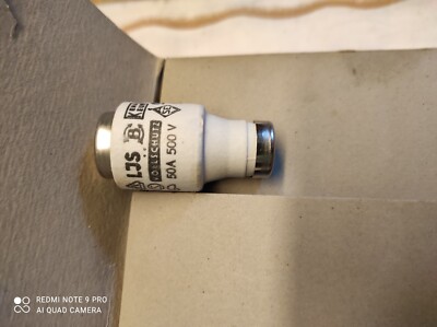 LJS TRÄGA  5x Sicherungseinsatz fuse Vollschutz 50A 500V unbenutzt