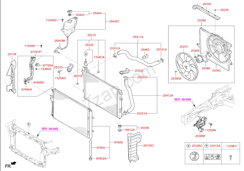 OEM 25385-B8800 Cooling Fan Controller FedEx / UPS for Kia Sorento 