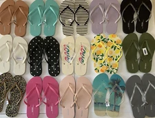 Old Navy Woman Flip Flops Sandals Summer Beach Size 6,7,8,9,10,and 11 Brand NEW