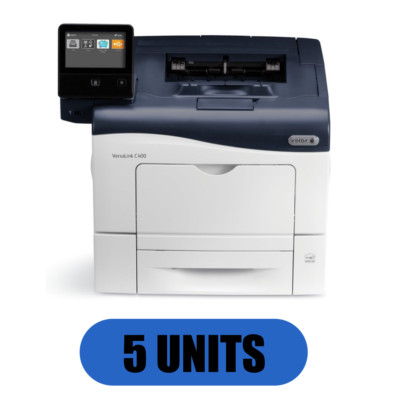 5 Units Xerox VersaLink C400 Color Laser Printer With Toner Local Pickup Only