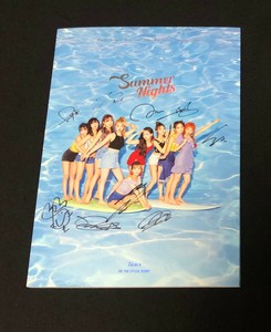 Twice Autographed Summer Nights 2nd Special Album Signed Promo Cd Ebay